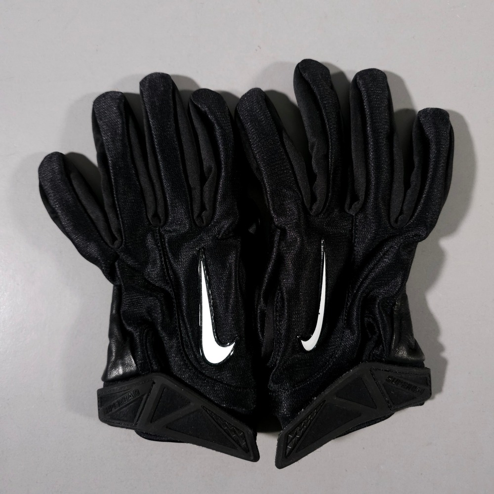 Nike Superbad Football Gloves Mens XL Black Player Issued NFL Padded Leather